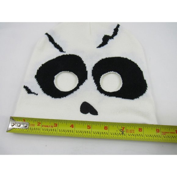 Halloween Accessories Skeleton Beanie Mask Hat Unisex One Size New - Picture 5 of 7